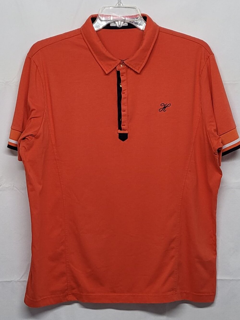 Hotouch Womens Polo Shirt XXL Short Sleeve Stretch Orange